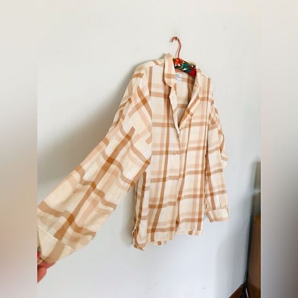 REI | women’s plaid pullover long sleeve top - Picture 3 of 5